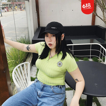 時(shí)尚條紋長袖襯衫，打造文藝女神