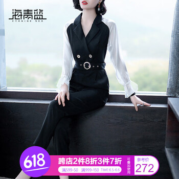 歐美直筒連體褲