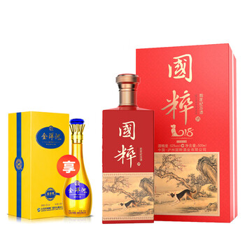 國(guó)粹52度375mL-500mL，500ml 濃香型，濃香