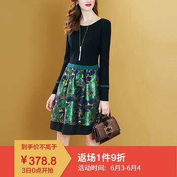 優(yōu)雅長(zhǎng)袖連衣裙，讓你告別微胖界