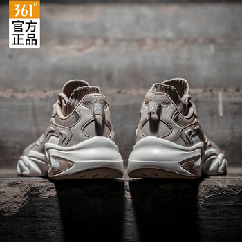361度跑步鞋-5淺骨色/羽毛白(尺碼偏大，建議拍小一碼)  