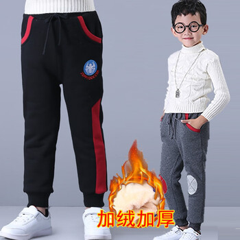 兒童運(yùn)動(dòng)褲加厚絨