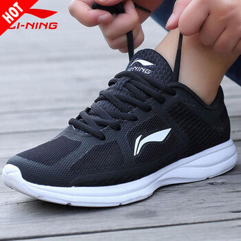 李寧（LI-NING）跑步鞋新基礎(chǔ)黑/基礎(chǔ)白 