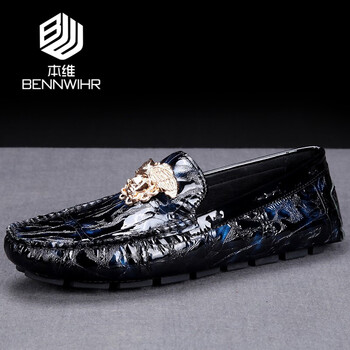 本維（BENNWIHR）男士黑色 37