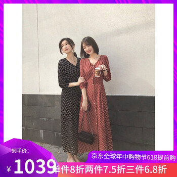 紀(jì)詩(shī)哲（GIEVSZHE） 圓點(diǎn) 綁帶，印花 連衣裙