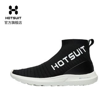 HOTSUIT跑步鞋礦物黑/銀白色 