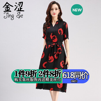 圓領(lǐng)減齡連衣裙，微胖妹子的福音