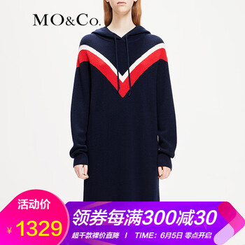 寶藍(lán)色歐美連衣裙