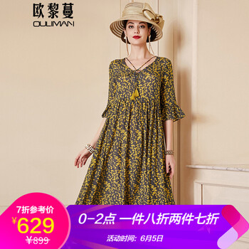 寬松連衣裙，讓你變身女神主角