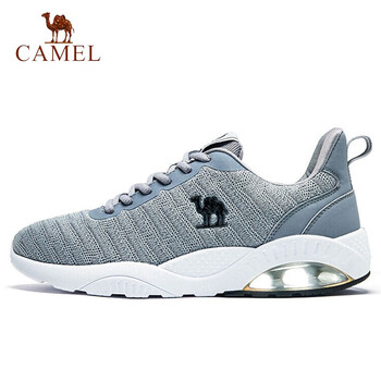 駱駝（CAMEL）跑步鞋灰色男款,A832318645 