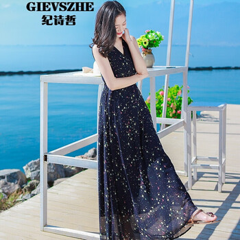 紀(jì)詩(shī)哲（GIEVSZHE） 純色 花邊 連衣裙