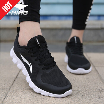 李寧（LI-NING）跑步鞋-3標(biāo)準(zhǔn)黑/標(biāo)準(zhǔn)白 