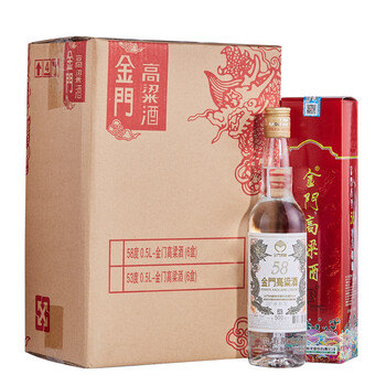金門(mén)高粱 58度375mL-500mL，500ml 清香型，清香