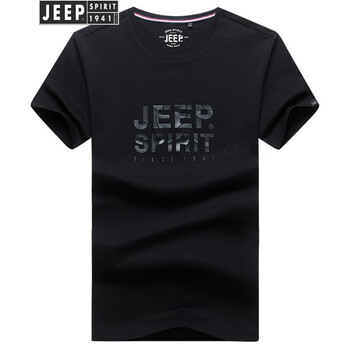 Jeep（吉普） 短袖 男士T恤 JEEP4008黑色 