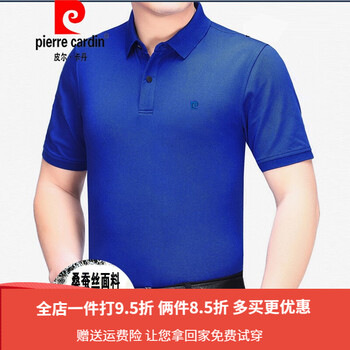 皮爾卡丹（pierrecardin） 短袖 男士T恤 電光蘭色 