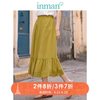 茵曼（INMAN）半身裙中裙