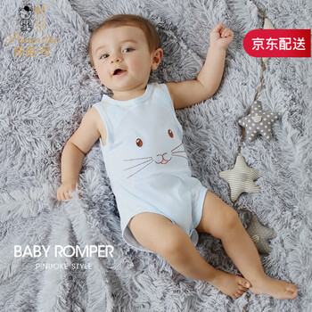 無袖連體衣嬰兒