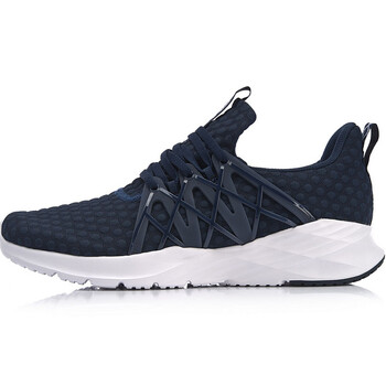 李寧（LI-NING）跑步鞋水手藍(lán)/標(biāo)準(zhǔn)白 