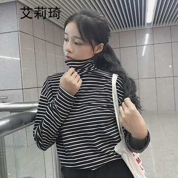 艾莉琦 3D 短袖 T恤 女 高領(lǐng)
