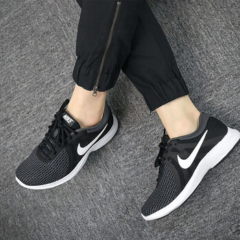 耐克（NIKE）跑步鞋908999-001黑+白+煤黑 