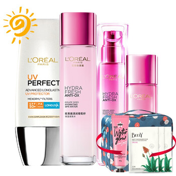歐萊雅（LOREAL）套裝/禮盒曬后修復，保濕，防曬隔離，補水