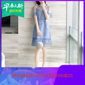荷葉袖裙，打造夏日清涼小仙女