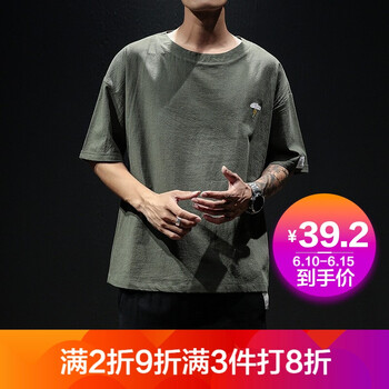 Godlike 短袖 男士T恤 綠色T125 