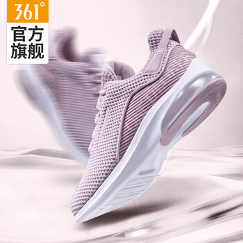 361度跑步鞋玫瑰臟粉/361度白 35，36，37，38，39，40