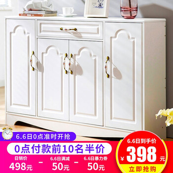 歐式白色收納柜