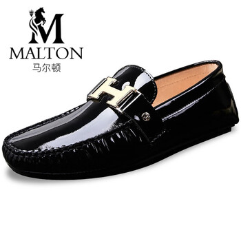 馬爾頓（MALTON）男士黑色【平面】 