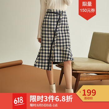 元素,新款,包臀,樣式,流行,趨勢(shì),半身裙,格紋