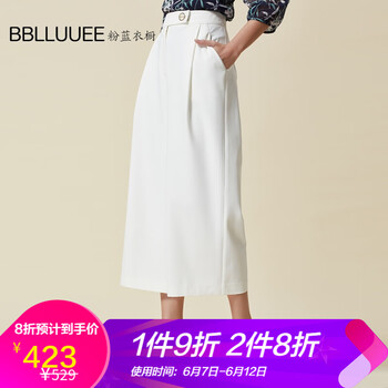 BBLLUUEE Color 高腰 闊腿褲 女 九分褲 休閑褲