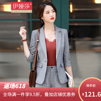 伊婭莎（YI YA SHA）小西裝七分袖