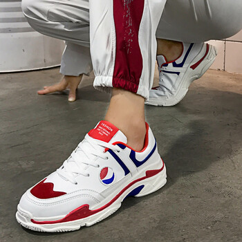 希伯名男士白紅 39