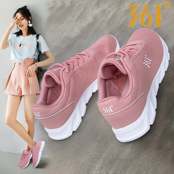 361度跑步鞋粉/泥紅 35，36，37，38，39，40