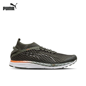 彪馬（PUMA）跑步鞋墨綠色-橙色-彪馬白 05 