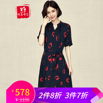 撞色連衣裙，讓你告別平庸尷尬