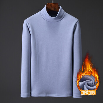 誠景 長(cháng)袖 男士T恤 灰藍色 