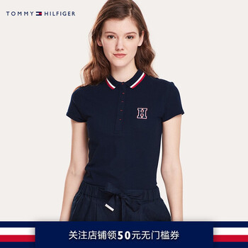 TOMMY HILFIGER 立體裁剪 短袖 T恤 女 
