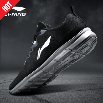 李寧（LI-NING）跑步鞋-3新基礎黑/曙灰色 