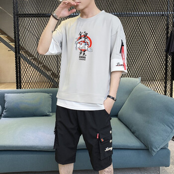 UYUK 短袖 男士T恤 T107白色 