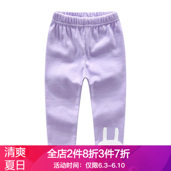 紫色打底褲兒童