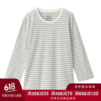 無(wú)印良品（MUJI） 流蘇 短袖 T恤 女 圓領(lǐng)
