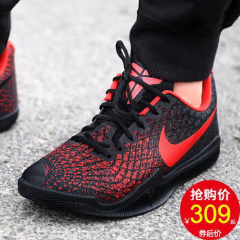 耐克（NIKE）籃球鞋884445-016 曼巴精神經(jīng)典紅黑 40