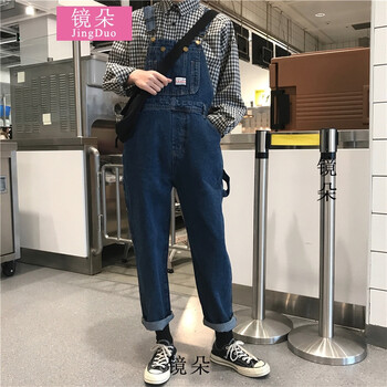 減齡牛仔背帶褲，微胖妹子的福音