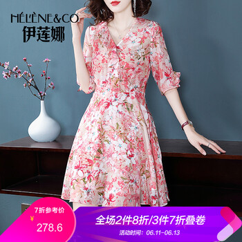 伊蓮娜（Helene & co）  荷葉邊 連衣裙