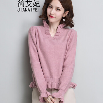 女式短看毛衣
