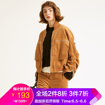 加厚燈芯絨外套女
