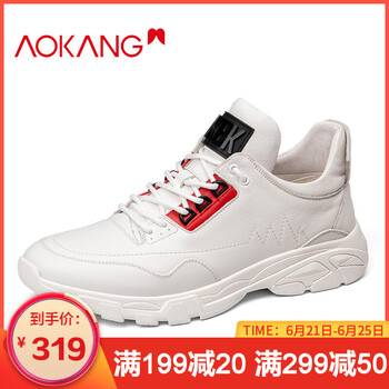 奧康（Aokang）男士白色193130059 37