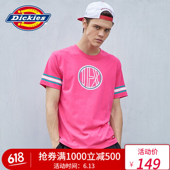 dickies 短袖 男士T恤 熒光粉 